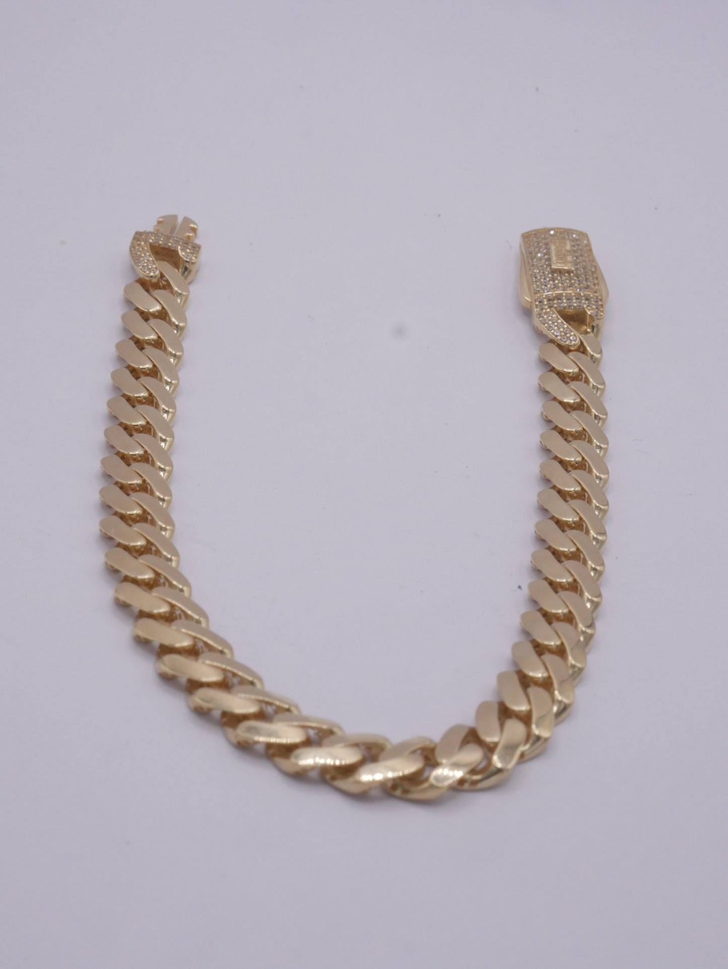 New 14k Dubai Bracelet Cz I.J™