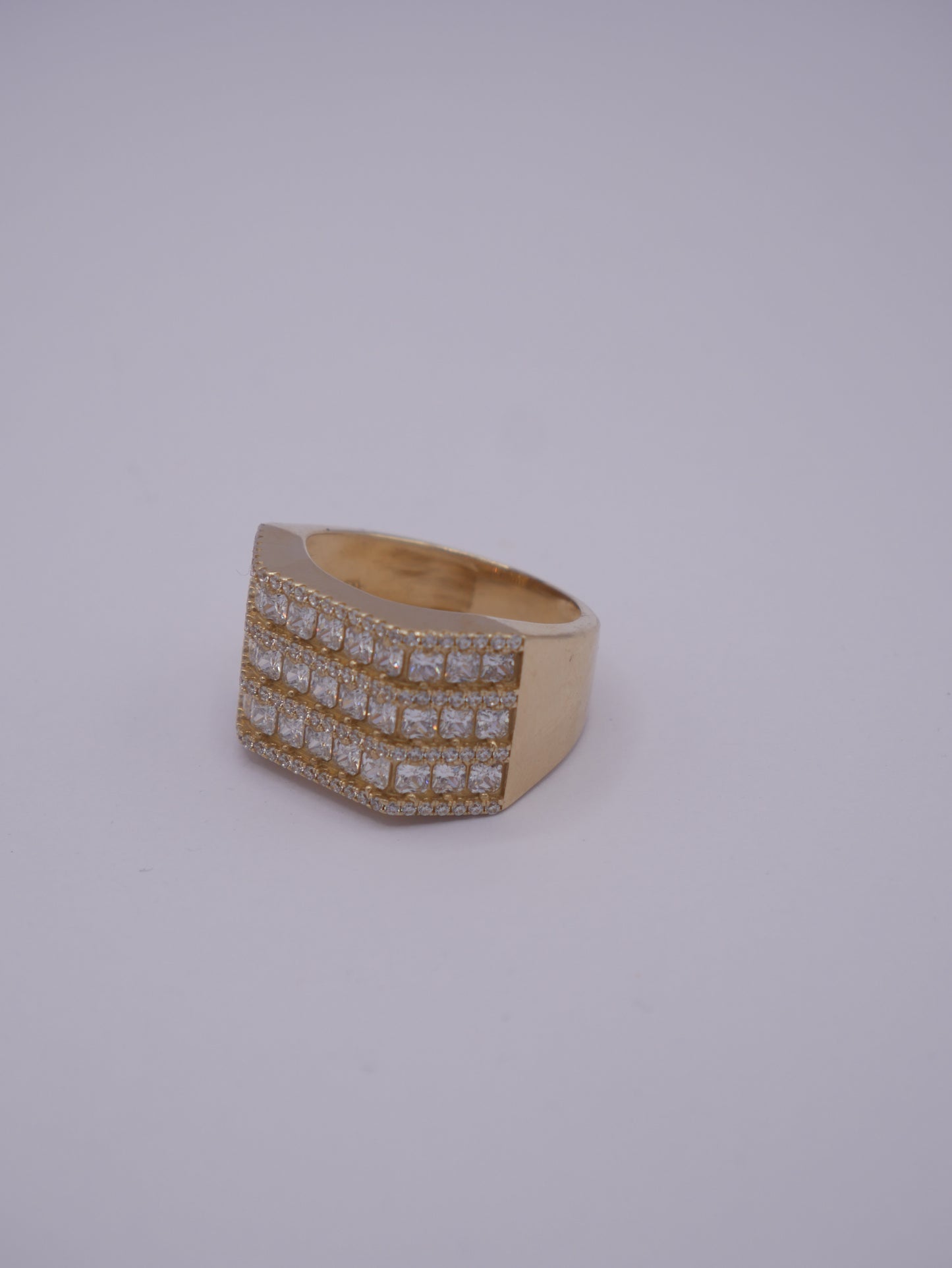 New 14K CZ Exclusive Gold Ring I.J™
