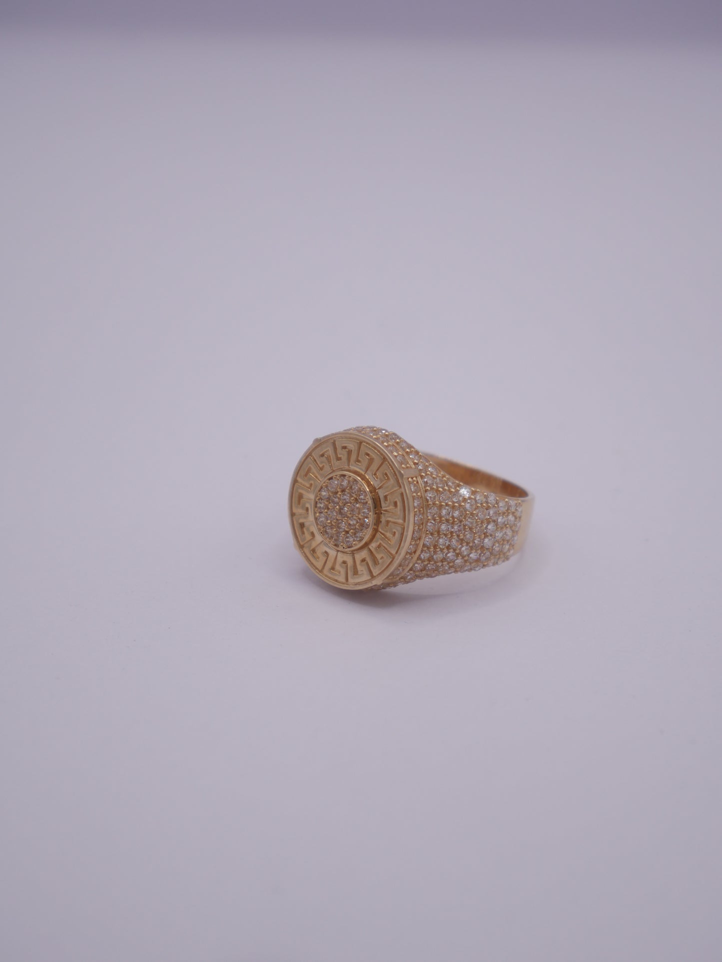 New 14K CZ Round Gold Ring I.J™