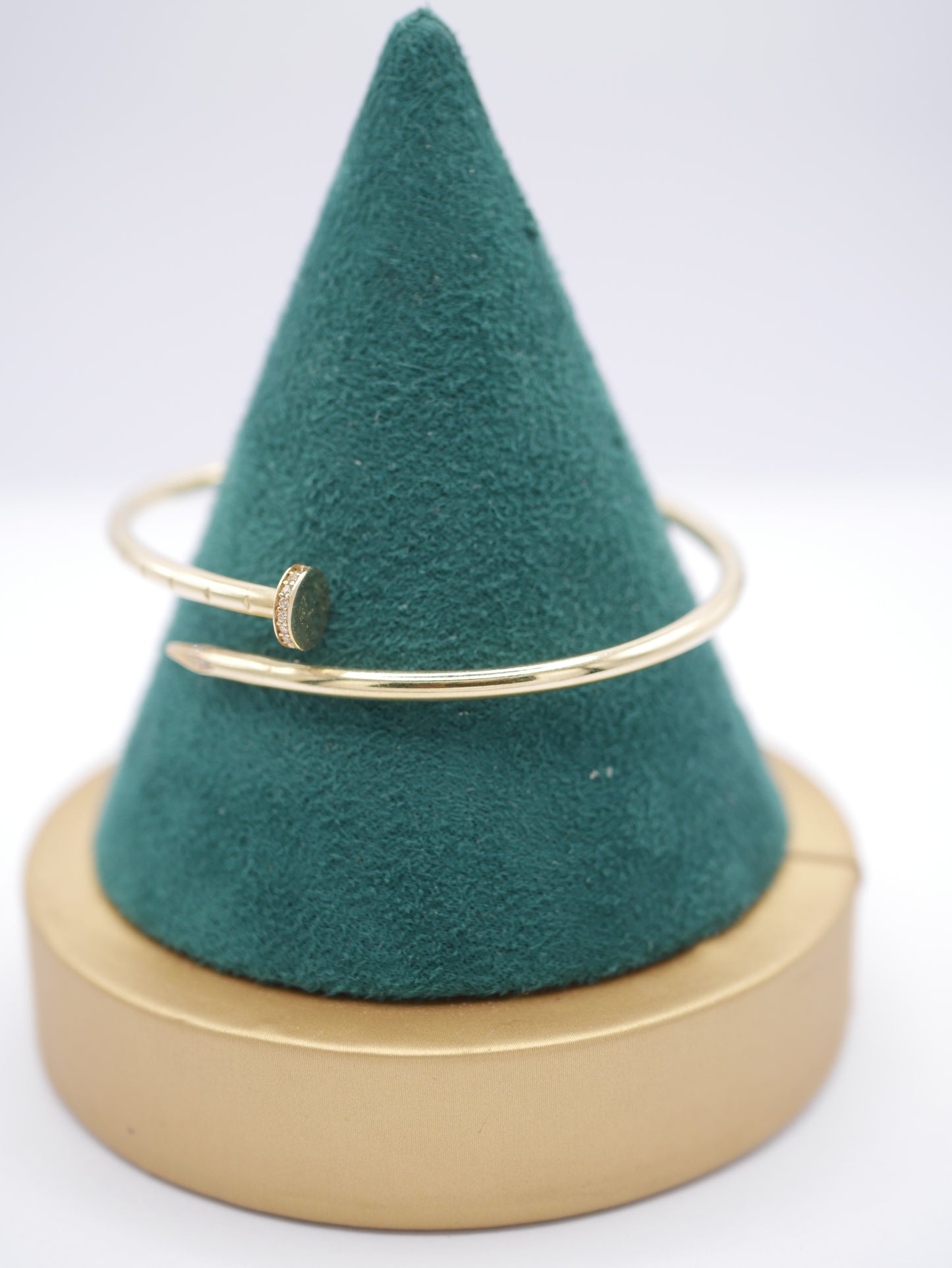 New 14k Nail Bracelet Cz I.J™