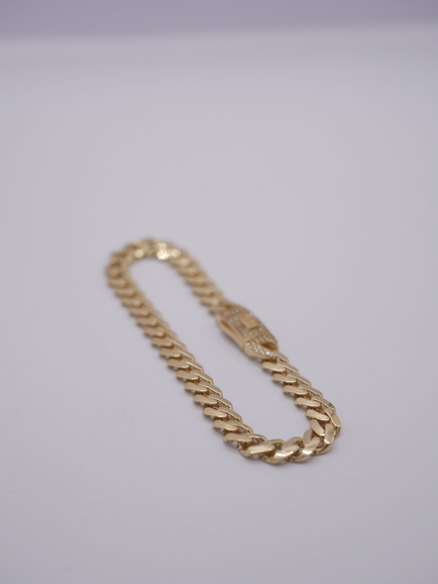 New 14k Dubai Bracelet Cz I.J™