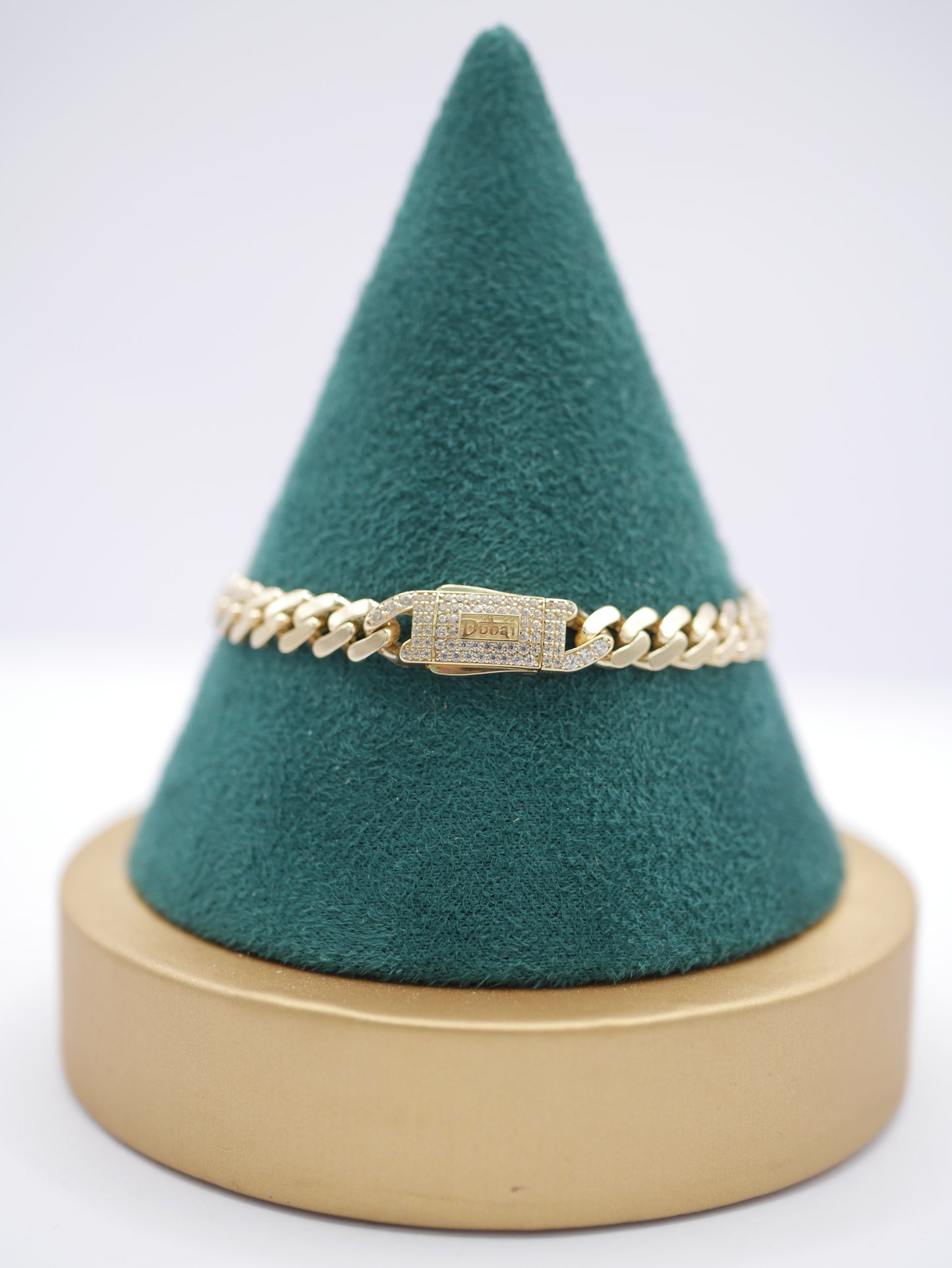 New 14k Dubai Bracelet Cz I.J™