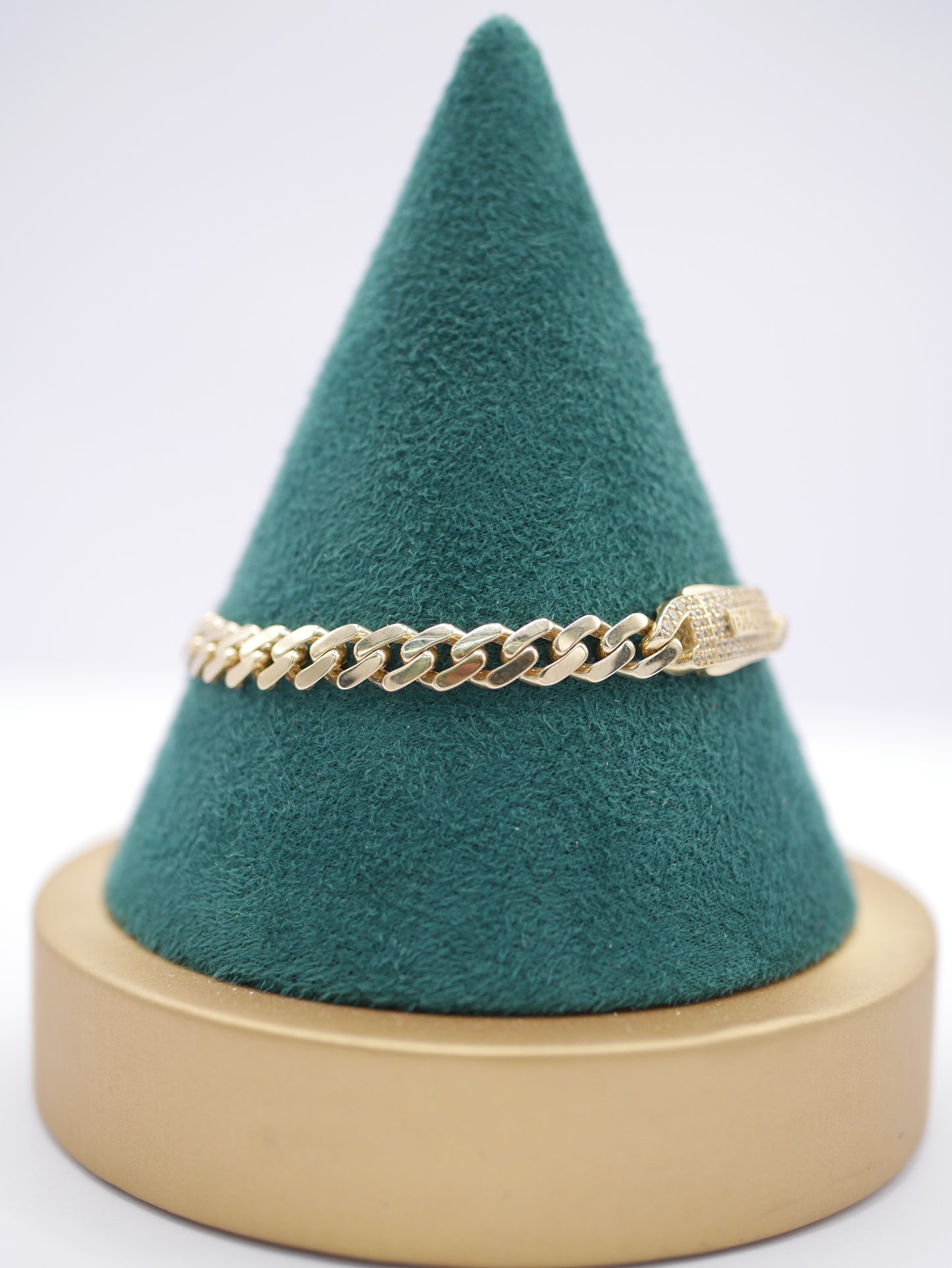 New 14k Dubai Bracelet Cz I.J™