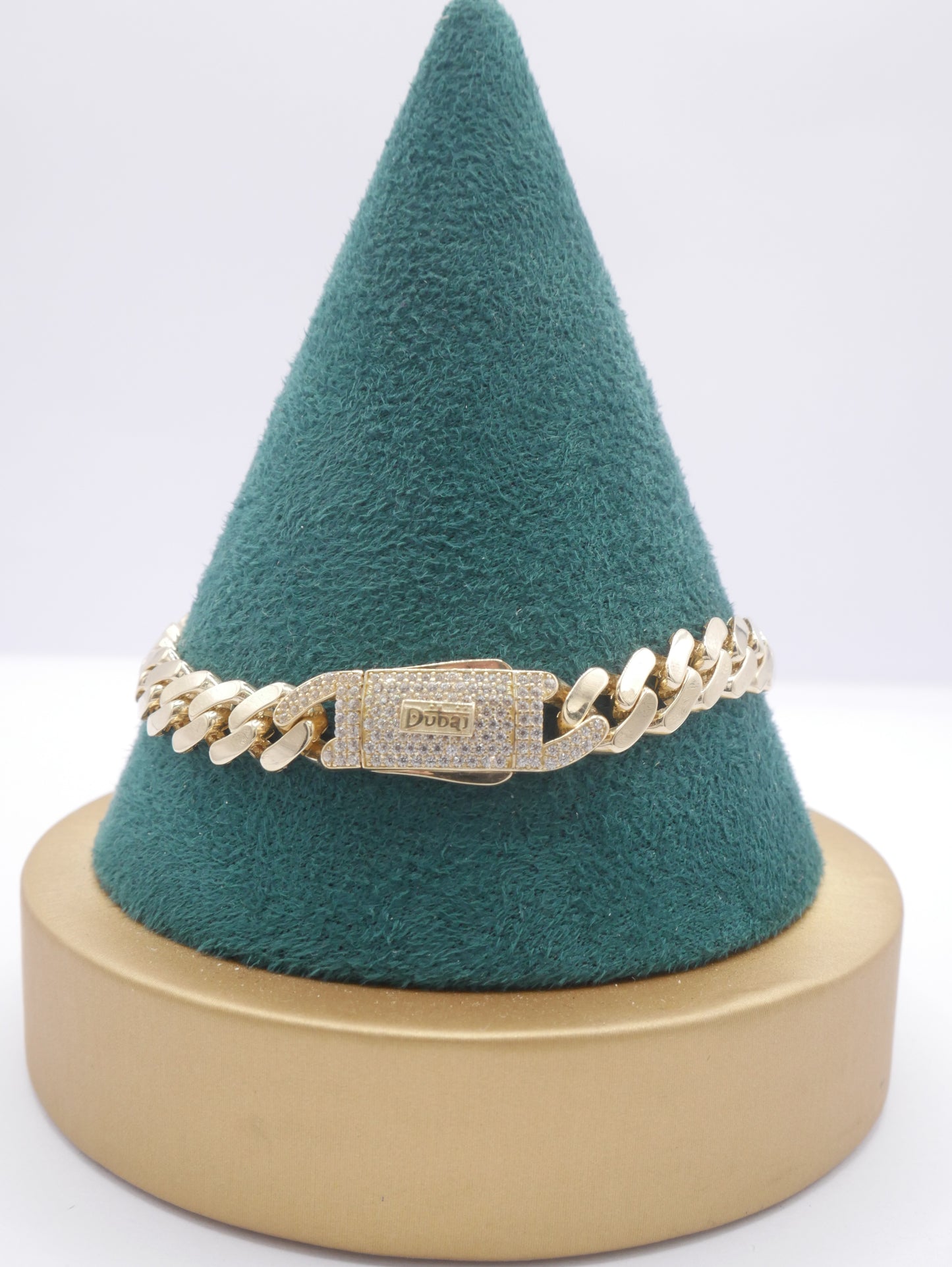 New 14k Dubai Bracelet Cz I.J™
