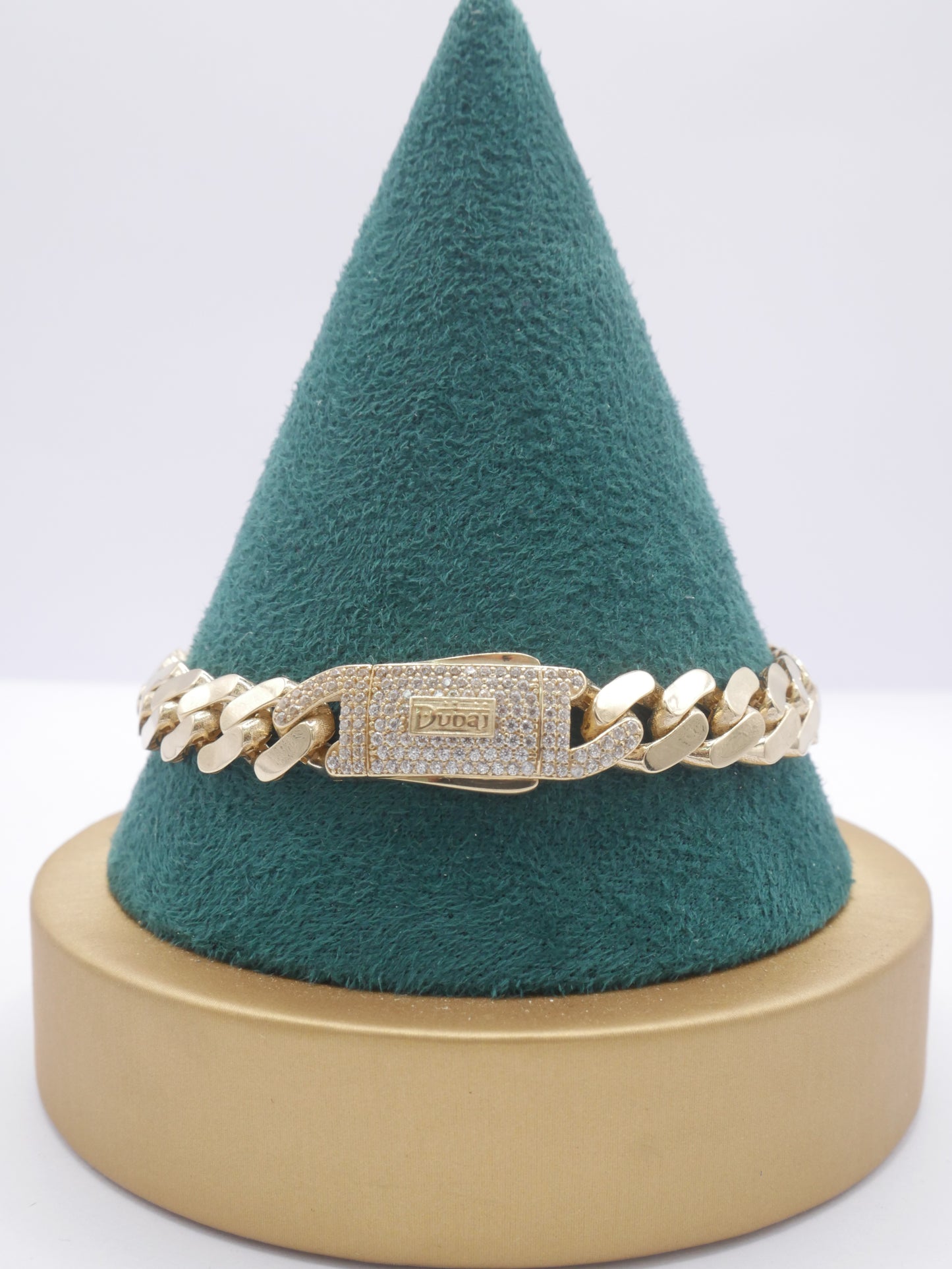 New 14k Dubai Bracelet Cz I.J™