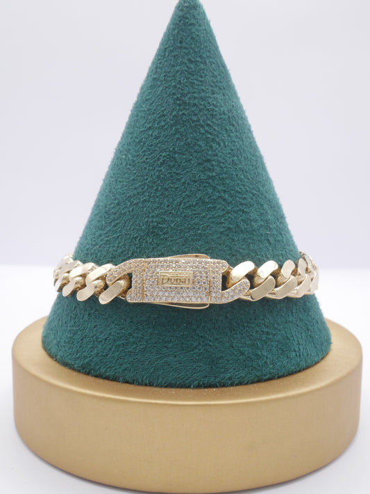 New 14k Dubai Bracelet Cz I.J™