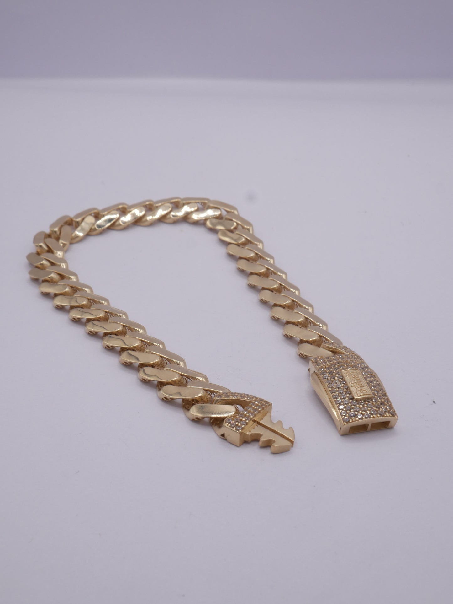 New 14k Dubai Bracelet Cz I.J™