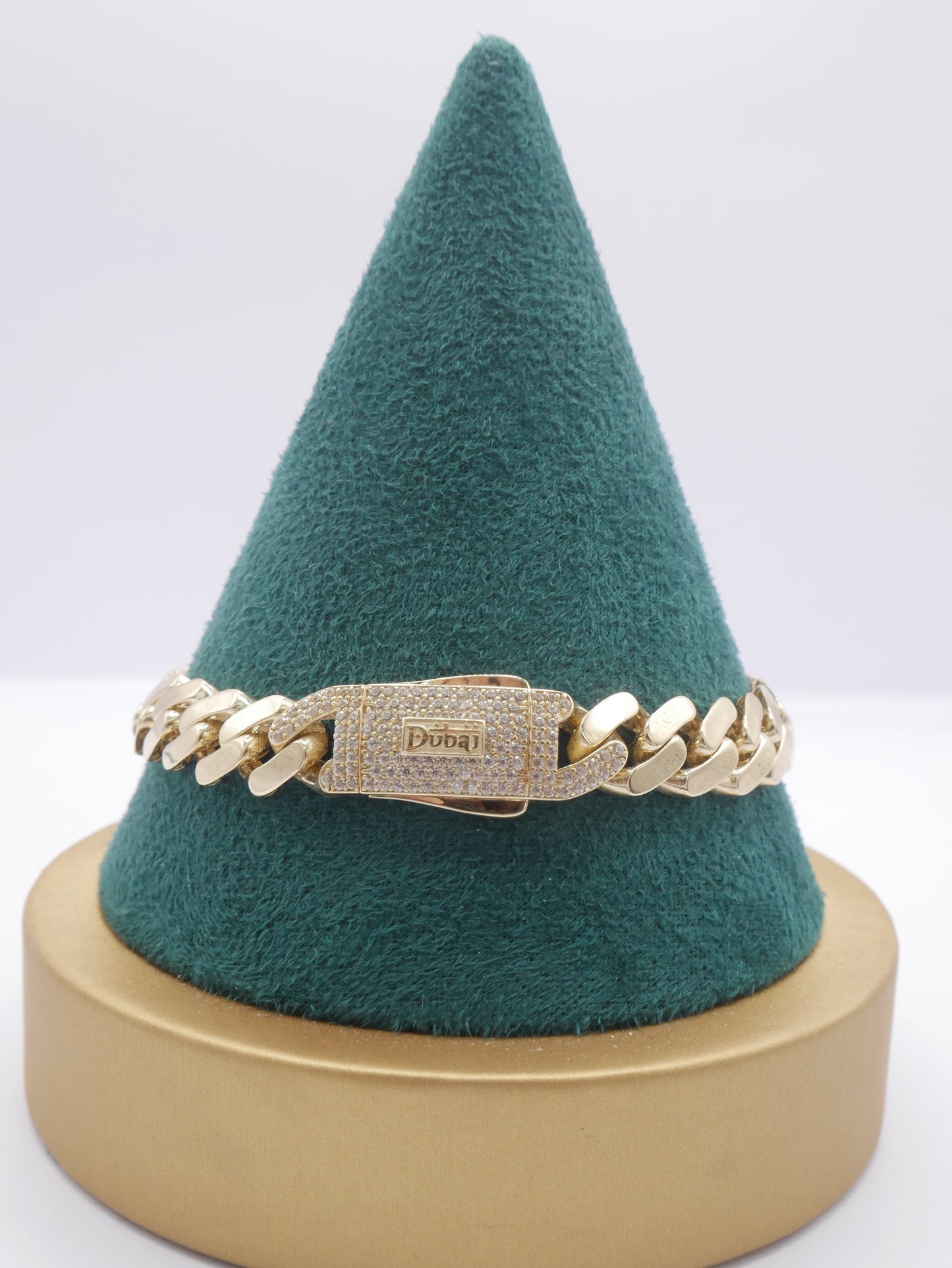 New 14k Dubai Bracelet Cz I.J™
