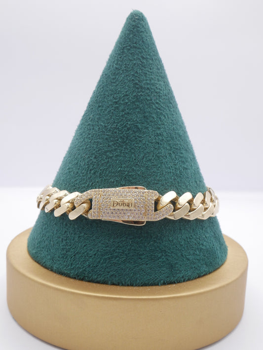New 14k Dubai Bracelet Cz I.J™