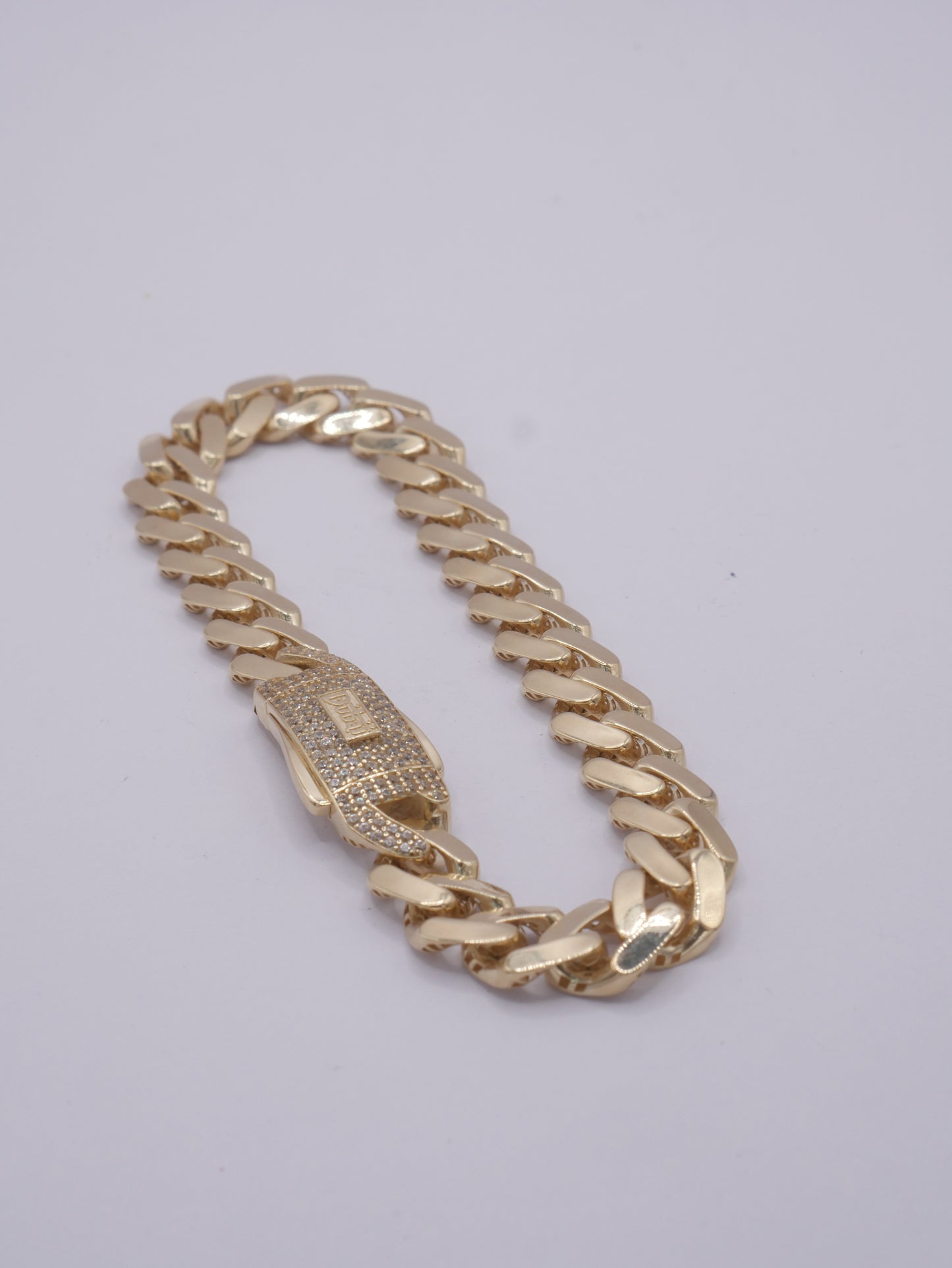 New 14k Dubai Bracelet Cz I.J™