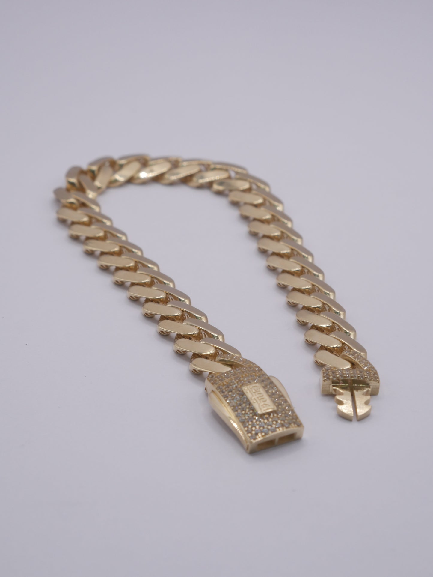 New 14k Dubai Bracelet Cz I.J™