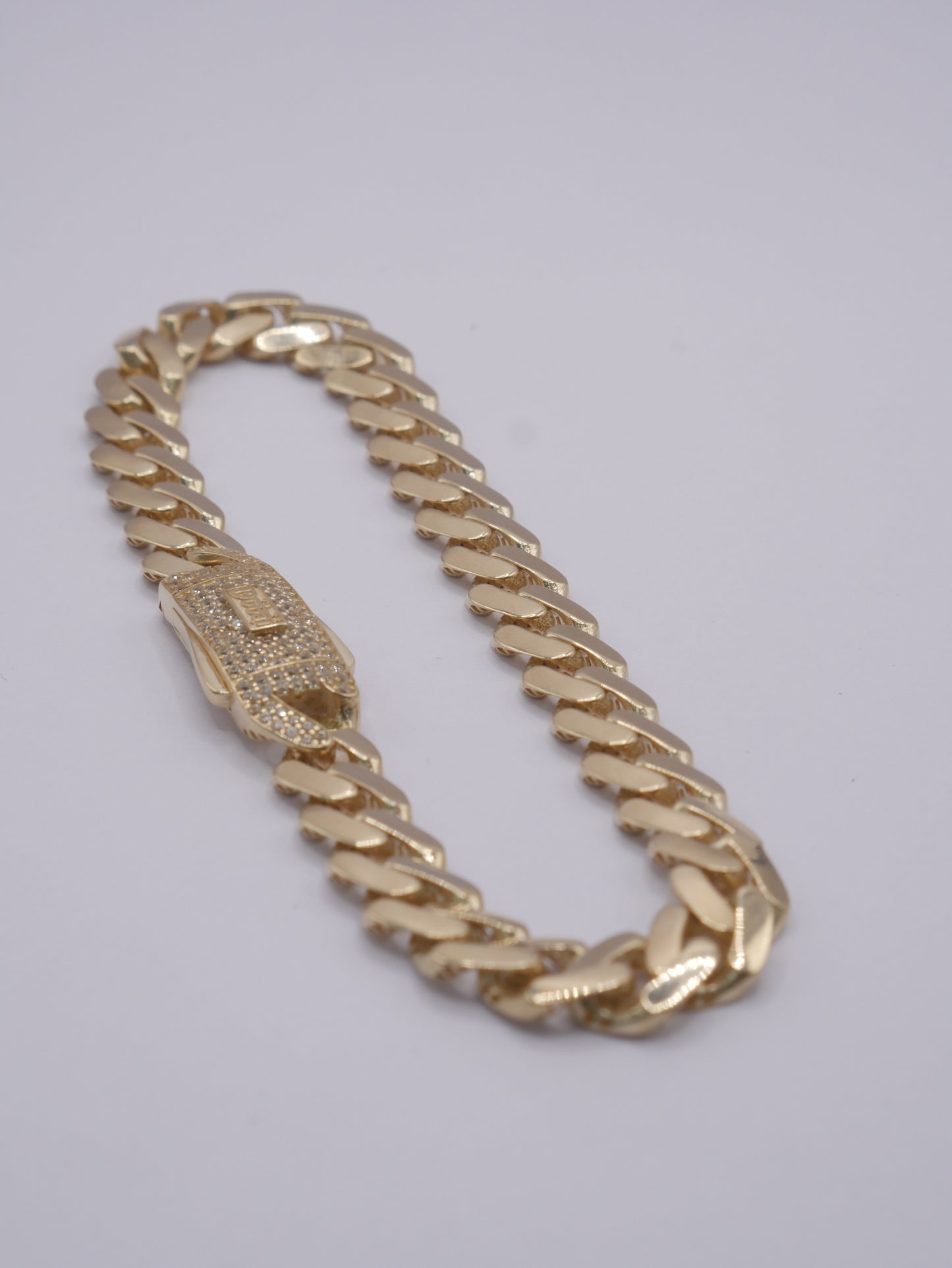 New 14k Dubai Bracelet Cz I.J™