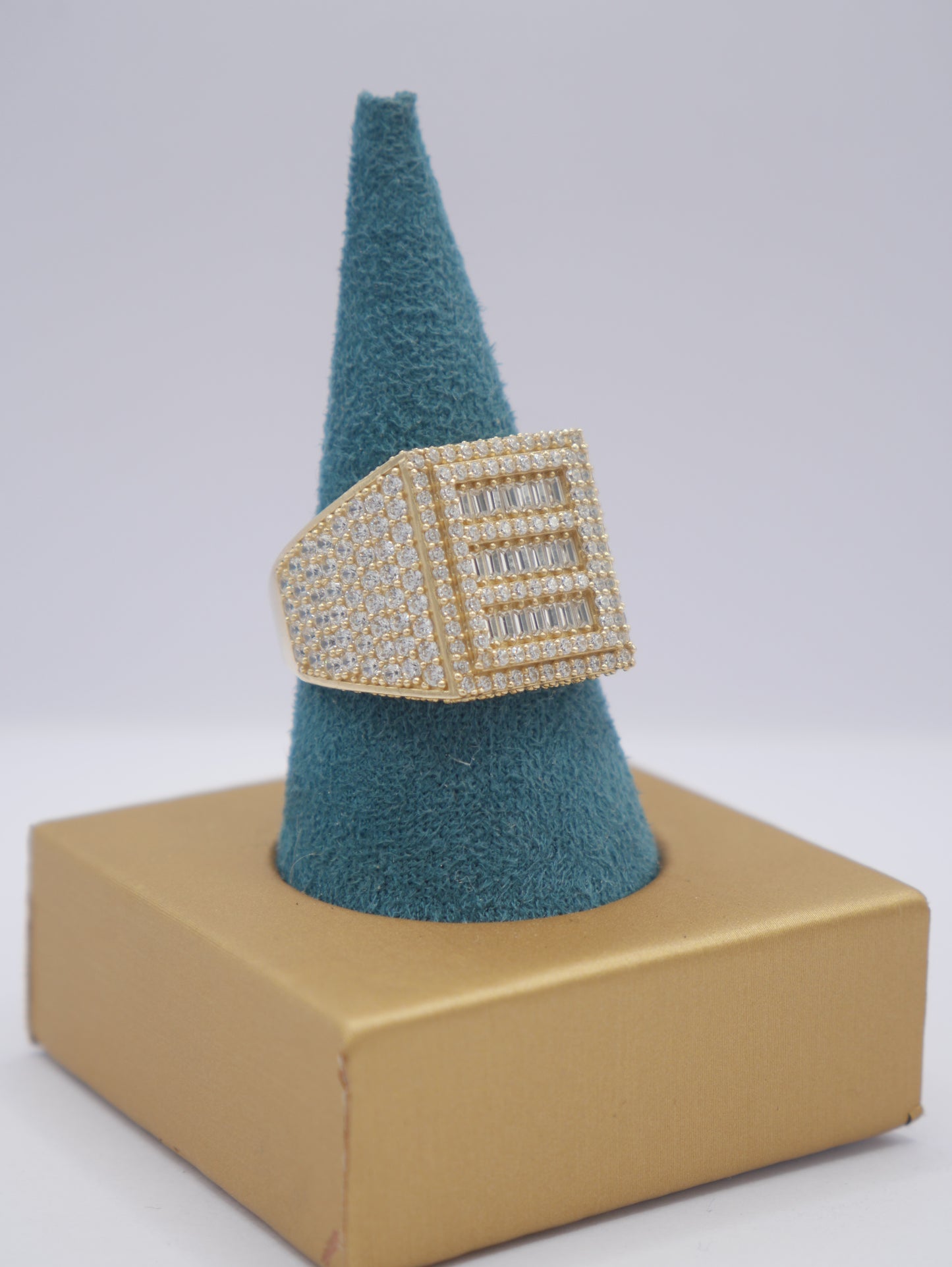 New 14k CZ Square Ring I.J™