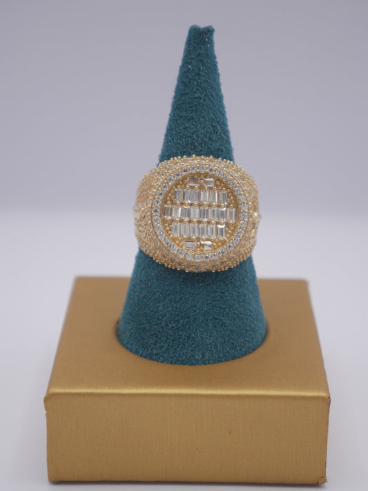 New 14K CZ Round Gold Ring I.J™