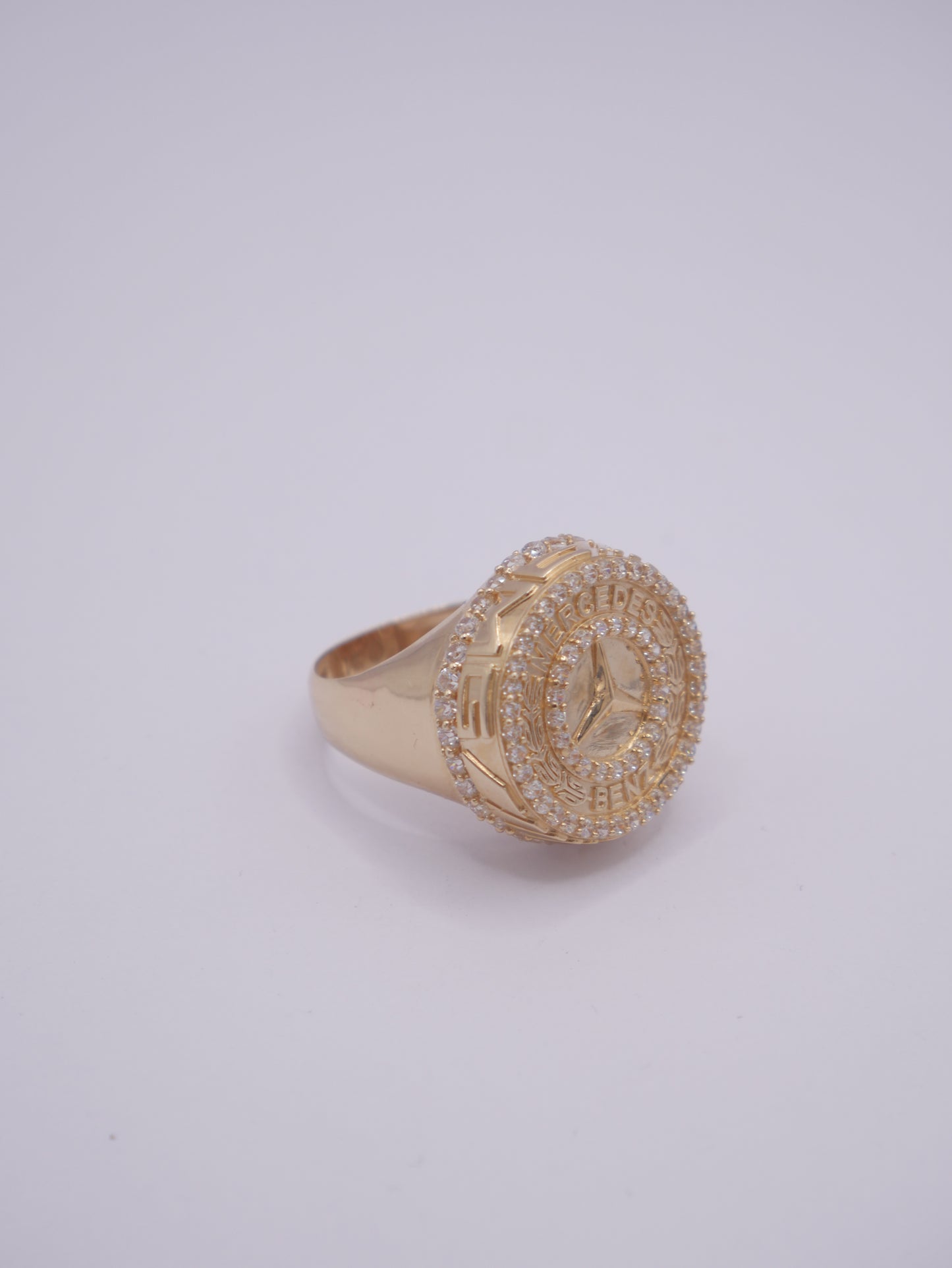 New 14K CZ Round Gold Ring I.J™