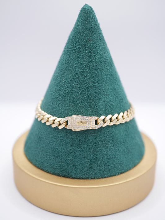 New 14k Dubai Bracelet Cz I.J™