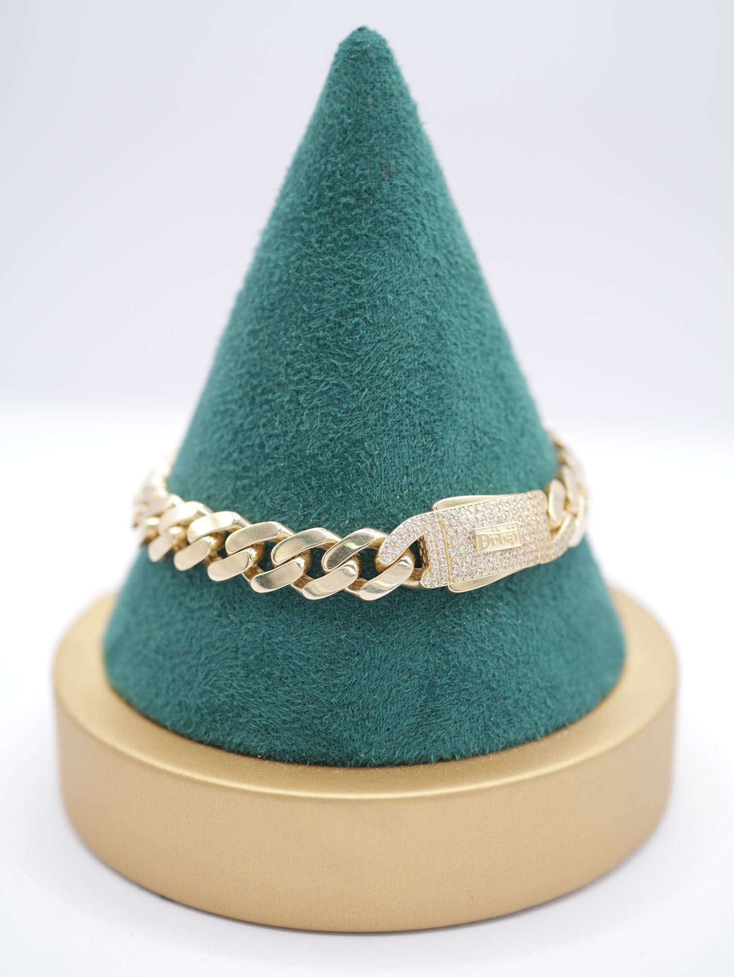 New 14k Dubai Bracelet Cz I.J™